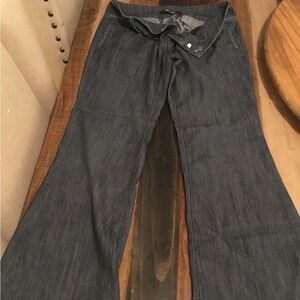 Vintage Rewash Dark Blue Flare Jeans